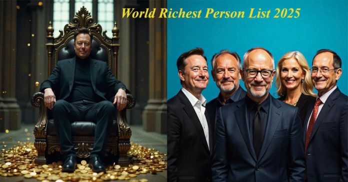 world richest person list 2025